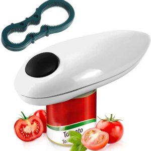 Kitchen Electric Can Opener: Open Your Cans with A Simple Push of Button - Smooth Edge