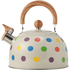 BDH213A3L rice white wave point honking kettle electromagnetic cooker whistle kettle 3L large capacity hot kettle without BPA fast boiling 10-12 min
