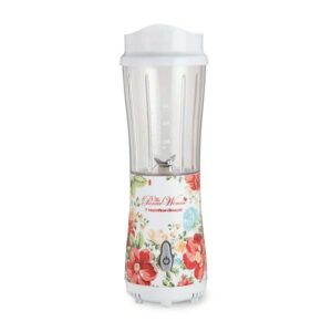The Pioneer Woman Vintage Floral 14-Ounce Personal Blender with Travel Lid