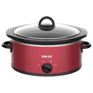 Better Chef 3-Quart Oval Slow Cooker with Removable Stoneware Crock