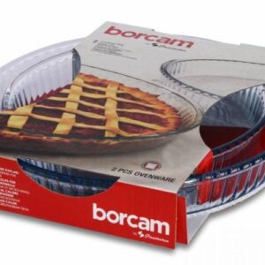 PaÅŸabahÃ§e 159022 Borcam 2-Piece Round Tray Set