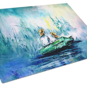 NEW Fishing On The Bayou Glass Cutting Board Decorative Tempered Glass Kitchen Cutting and Serving Board Large Size Chopping Board