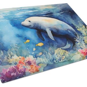 NEW Manatee Glass Cutting Board Decorative Tempered Glass Kitchen Cutting and Serving Board Large Size Chopping Board