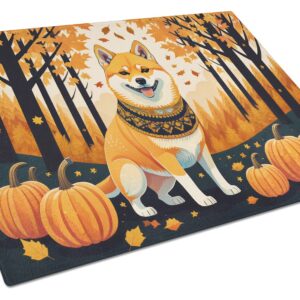 NEW Shiba Inu Fall Glass Cutting Board Decorative Tempered Glass Kitchen Cutting and Serving Board Large Size Chopping Board