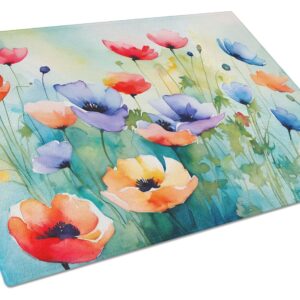 NEW Anemones in Watercolor Glass Cutting Board Decorative Tempered Glass Kitchen Cutting and Serving Board Large Size Chopping Board