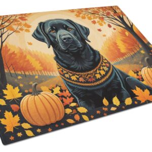 NEW Black Labrador Retriever Fall Glass Cutting Board Decorative Tempered Glass Kitchen Cutting and Serving Board Large Size Chopping Board