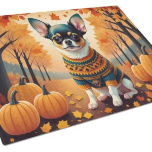 NEW Tricolor Chihuahua Fall Glass Cutting Board Decorative Tempered Glass Kitchen Cutting and Serving Board Large Size Chopping Board