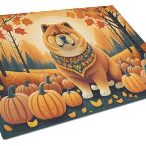 NEW Chow Chow Fall Glass Cutting Board Decorative Tempered Glass Kitchen Cutting and Serving Board Large Size Chopping Board