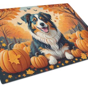 NEW Australian Shepherd Terrier Fall Glass Cutting Board Decorative Tempered Glass Kitchen Cutting and Serving Board Large Size Chopping Board