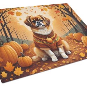 NEW Tibetan Spaniel Fall Glass Cutting Board Decorative Tempered Glass Kitchen Cutting and Serving Board Large Size Chopping Board