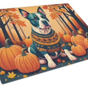 NEW Pit Bull Terrier Fall Glass Cutting Board Decorative Tempered Glass Kitchen Cutting and Serving Board Large Size Chopping Board