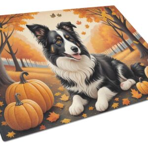 NEW Border Collie Fall Glass Cutting Board Decorative Tempered Glass Kitchen Cutting and Serving Board Large Size Chopping Board