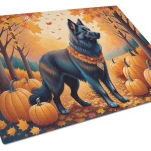NEW Belgian Sheepdog Fall Glass Cutting Board Decorative Tempered Glass Kitchen Cutting and Serving Board Large Size Chopping Board