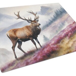 Highland Red Deer Glass Cutting Board Decorative Tempered Glass Kitchen Cutting and Serving Board Large Size Chopping Board