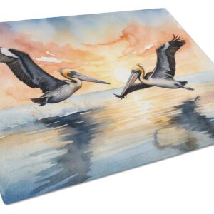 Pelicans Flying Glass Cutting Board Decorative Tempered Glass Kitchen Cutting and Serving Board Large Size Chopping Board