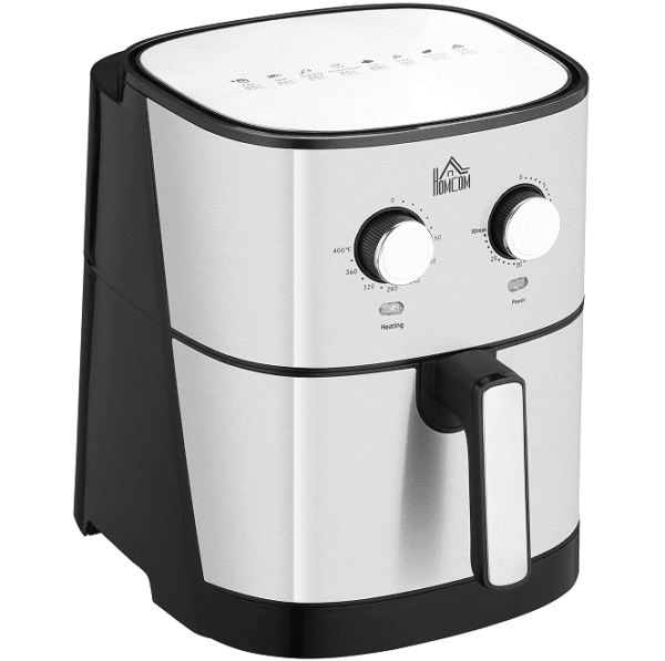 W2225141034 6.9qt Air fryer 85% less oil or low fat cooking 1700W electric oven 400F split oil filter 360Â° air circulation timing and non-stick pan