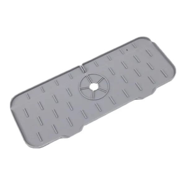 1PCS Silicone Faucet Absorbent Mat Sink Splash Guard Drain Pad Water Splash Catcher Mats Sink Countertop Protector Kitchen tools - Image 6