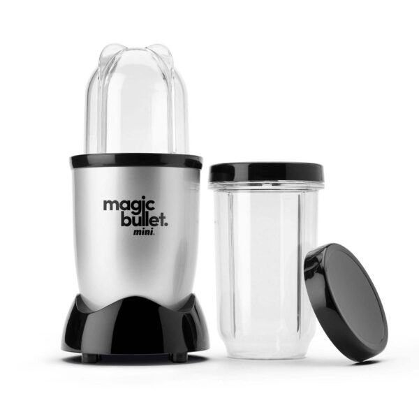 Magic Bullet Mini 14 oz Compact Personal Blender Silver/Black - Image 2