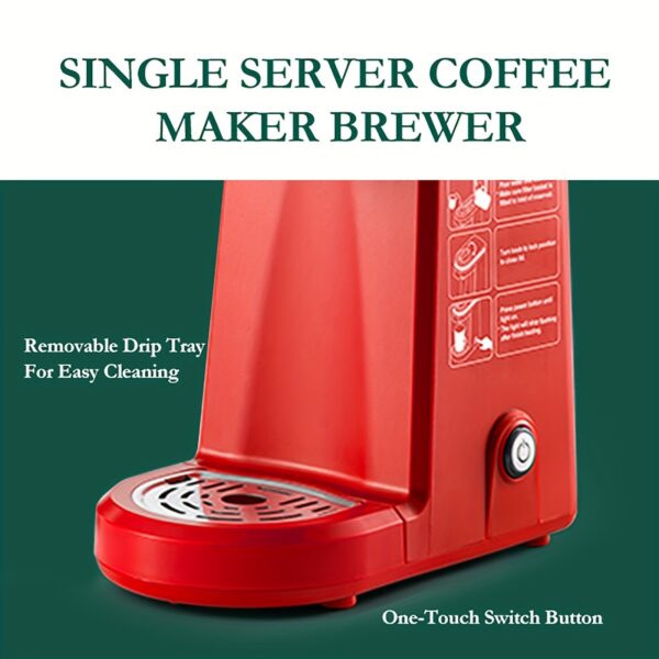 CHULUX Single Cup Coffee Maker Travel Coffee Brewer - Image 4