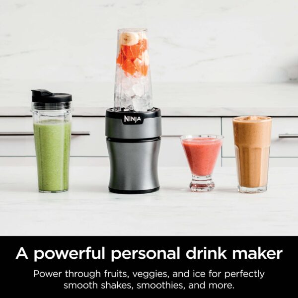 Ninja Nutri-Blender BN300 700-Watt Personal Blender 2 20 oz Dishwasher-Safe To-Go Cups - Image 3