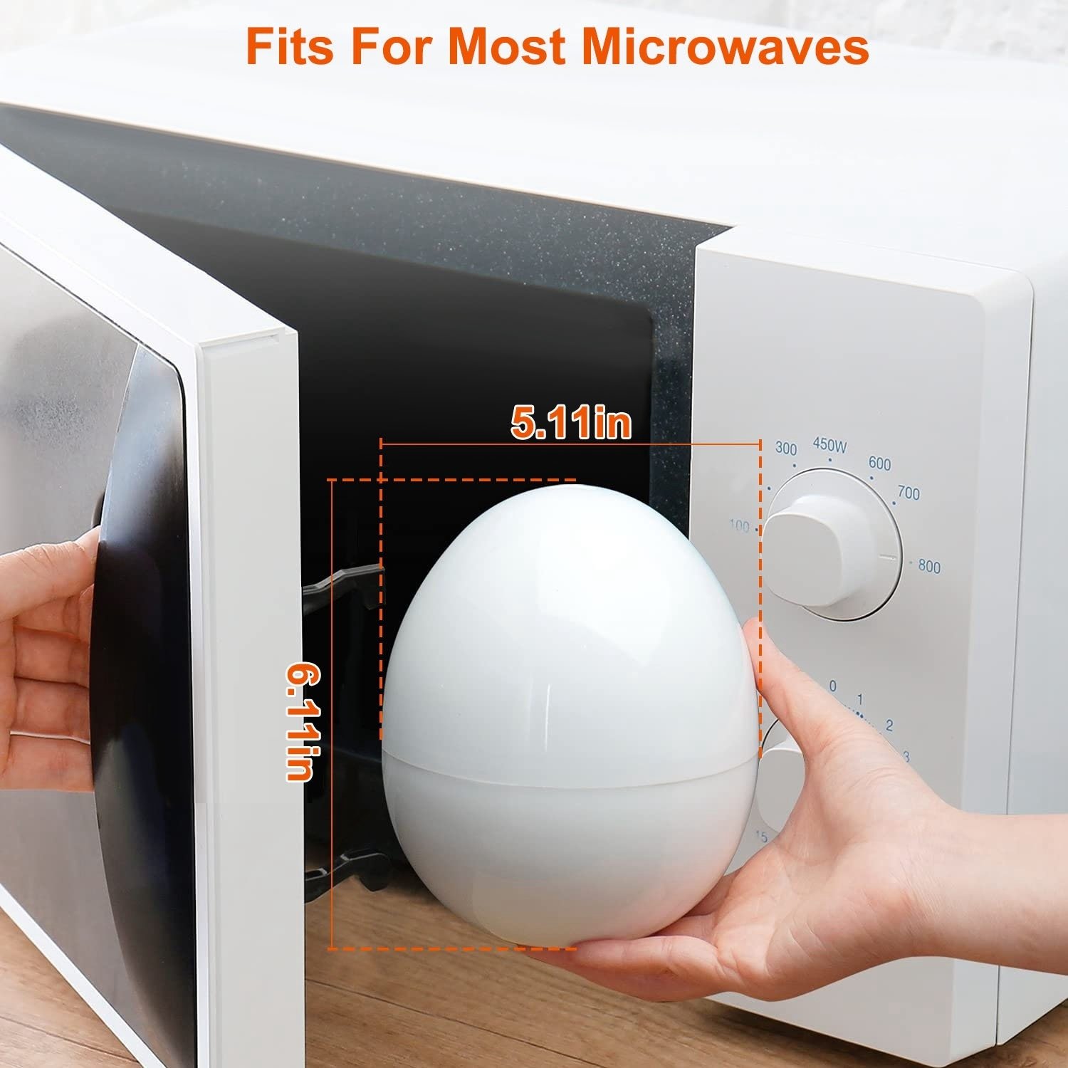 Microwave Egg Boiler Soft Medium Hard Egg Steamer Ball Shape Cooker - Image 2
