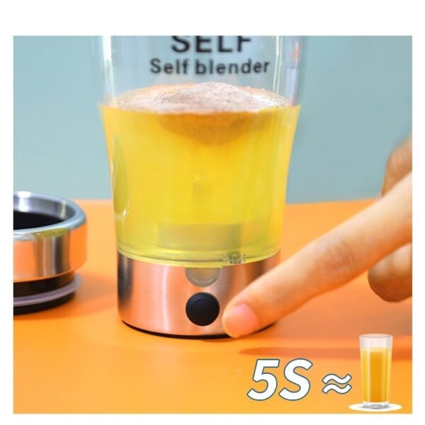 Multi-functional Portable Coffee Mixing Cup USB Charging Shake Mixing Cup Electric Coffee Cup - Image 4