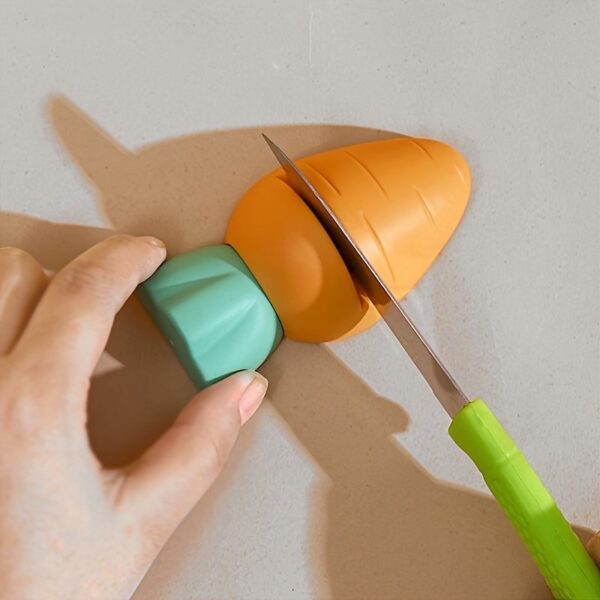 1pc Multifunctional Sharpening Stone; Quick Sharpener; Cute Carrot Mini Sharpener; Kitchen Gadgets - Image 5
