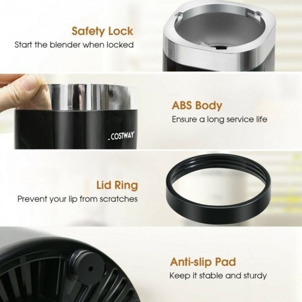 1000W Portable Blender with 6-Blade Design - Image 4