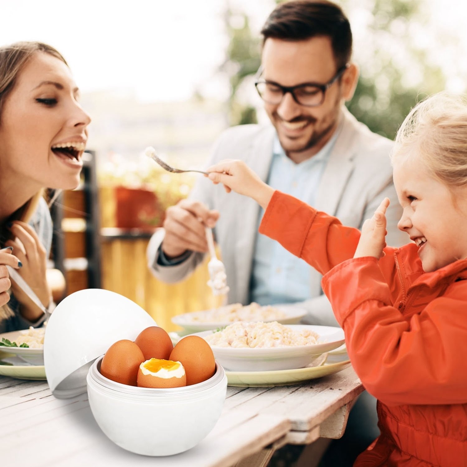 Microwave Egg Boiler Soft Medium Hard Egg Steamer Ball Shape Cooker - Image 8