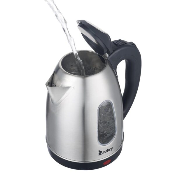 US Standard ZOKOP HD-1802S 120V 1200W 1.5L Stainless Steel Electric Kettle with Water Window - Image 14