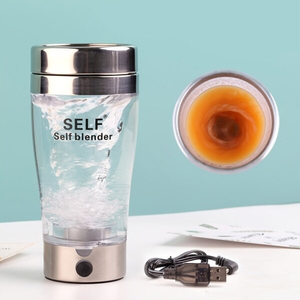 Multi-functional Portable Coffee Mixing Cup USB Charging Shake Mixing Cup Electric Coffee Cup - Image 3