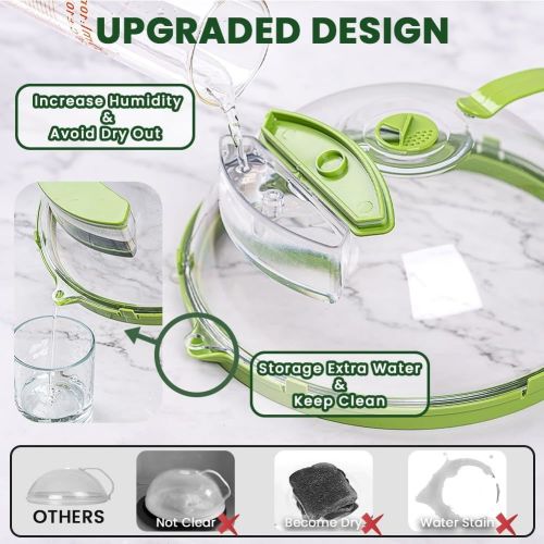 Microwave Cover for Food, Clear Microwave Splatter Cover - Image 5