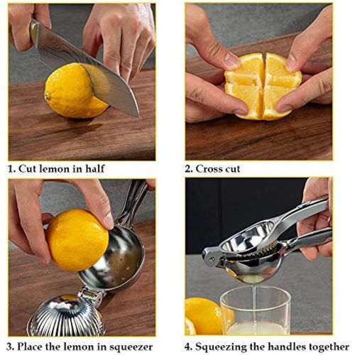 Lemon Squeezer; Lemon Juicer; Citrus Juicer Handheld; Stainless Steel Juicer Hand Press; Lime Squeezer Bar Tool - Image 2