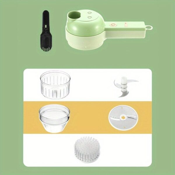 Handheld Wireless Electric Mini Chopper Vegetable Cutter For Meat Pepper Chili Onion Celery - Image 2
