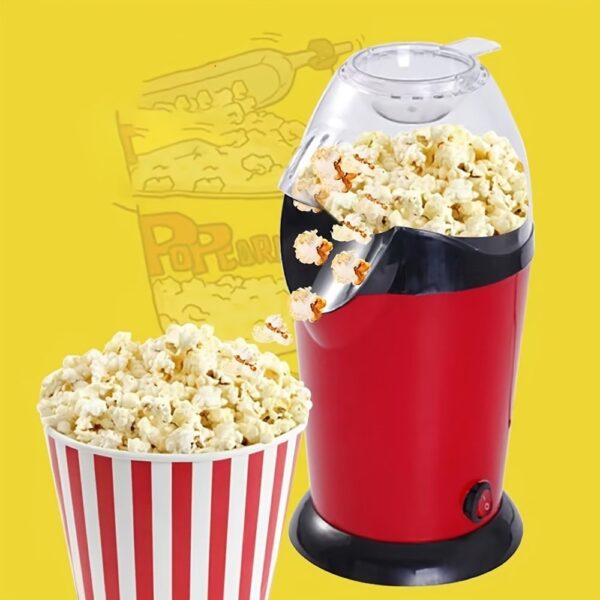 Portable Popcorn Maker Hot Air Popper Electric Popcorn Making Machine For Home PM-1800 - Image 2