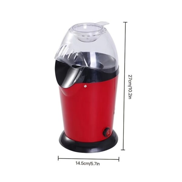 Portable Popcorn Maker Hot Air Popper Electric Popcorn Making Machine For Home PM-1800 - Image 3