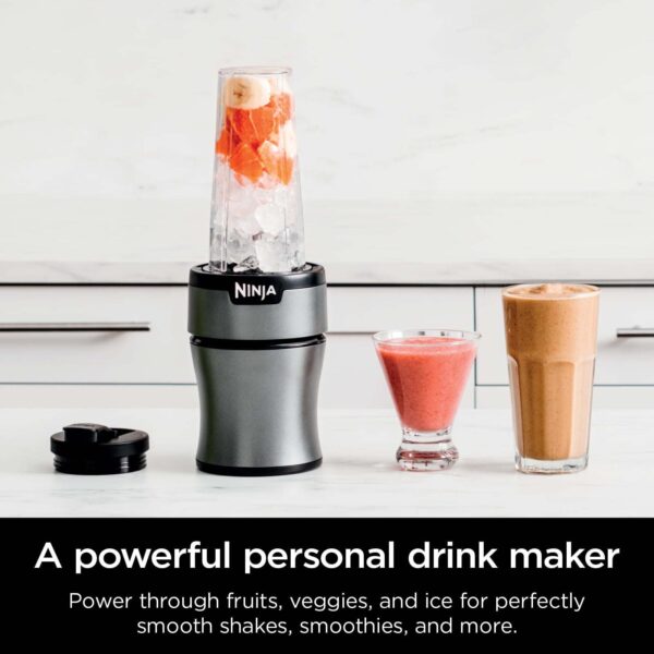 Ninja Nutri-Blender BN300WM 600-Watt Personal Blender 1 Dishwasher-Safe To-Go Cup - Image 3