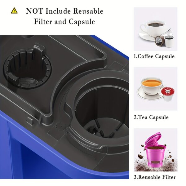 CHULUX Coffee Maker Machine,Single Cup Pod Coffee Brewer with Quick Brew Technology - Image 2