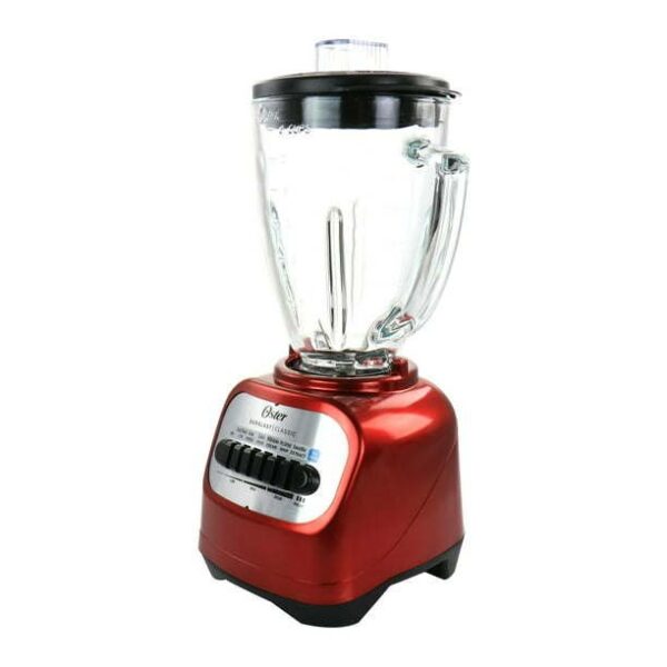 Oster Classic Series 2-in-1 6 Cup Red Blender with Smoothie Cup - Image 2