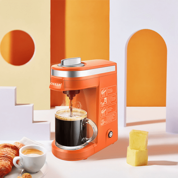 CHULUX Coffee Maker Single-Serve Coffee Machine for Capsule,Orange - Image 5