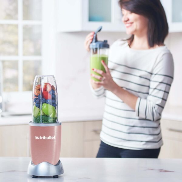 NutriBullet Pro 32 oz 900 Watts Personal Blender-Rose Gold - Image 2