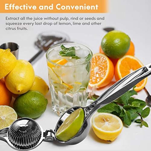 Lemon Squeezer; Lemon Juicer; Citrus Juicer Handheld; Stainless Steel Juicer Hand Press; Lime Squeezer Bar Tool - Image 5