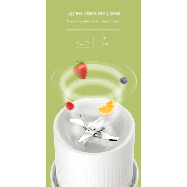 1pc USB Portable Juicing Cup Mini Small Stirring Juicer Rechargeable Electric Portable Juice Cup - Image 4