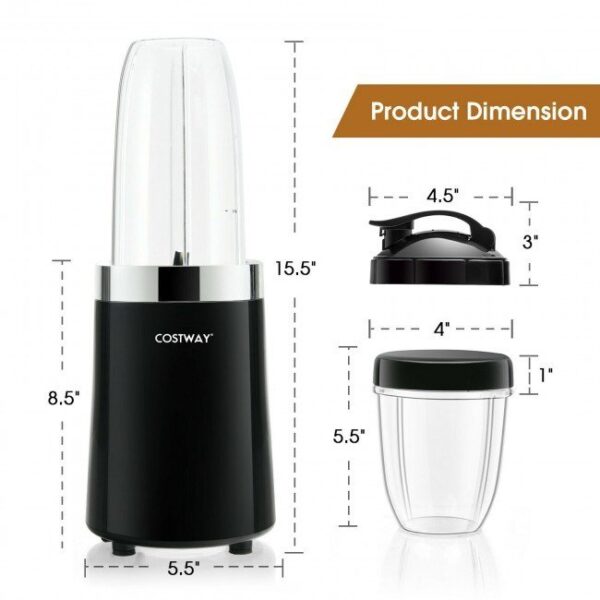 1000W Portable Blender with 6-Blade Design - Image 7