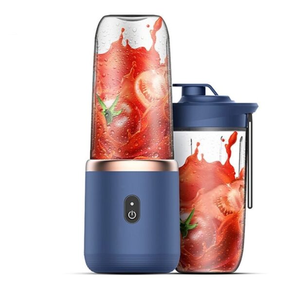 Small Electric Juicer 6 Blades Portable Juicer Cup Juicer Fruit Juice Cup Automatic Smoothie Blender Ice CrushCup - Image 2