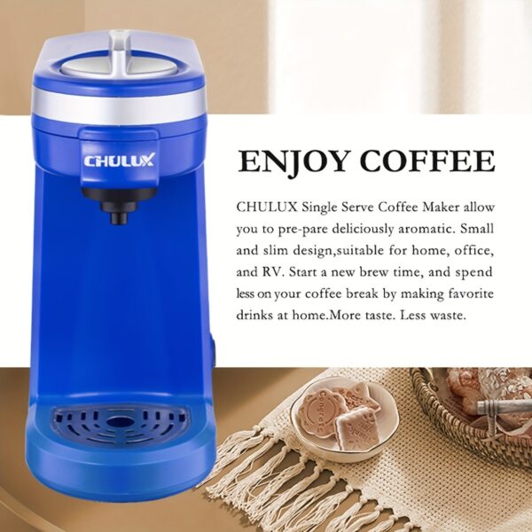 CHULUX Coffee Maker Machine,Single Cup Pod Coffee Brewer with Quick Brew Technology - Image 9