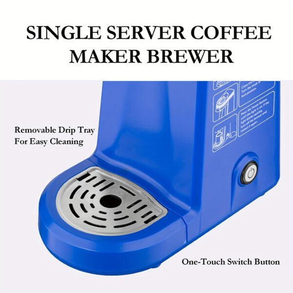 CHULUX Coffee Maker Machine,Single Cup Pod Coffee Brewer with Quick Brew Technology - Image 7