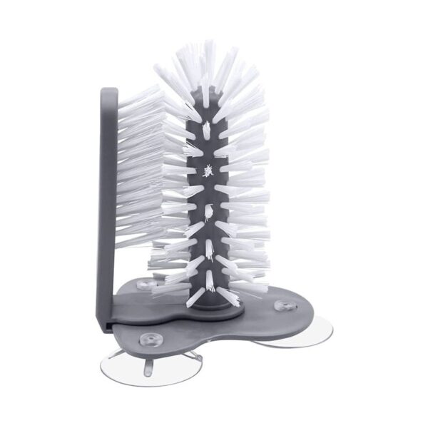 2 In 1 Cleaning Brush Cup Glass Cleaner Bottles Brush Suction Wall Lazy Brush Removable Washing Tools Kitchen Clean Accessories - Image 2