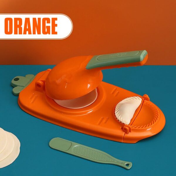 Kitchen Dumpling Maker 2 In 1 Dough Pressing Tool Set Dumpling Mold DIY Dumpling Wrapper Makers Manual Press Dumpling Crust Tool - Image 3