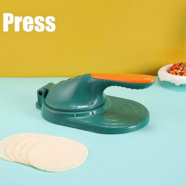 Kitchen Dumpling Maker 2 In 1 Dough Pressing Tool Set Dumpling Mold DIY Dumpling Wrapper Makers Manual Press Dumpling Crust Tool - Image 4